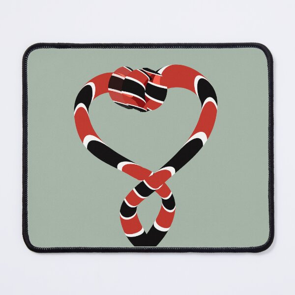 Item preview, Coral Snake Heart Knot Minimalist Graphic Art designed and sold by MAMA.art.Rio <Marsailhe_Milward>.