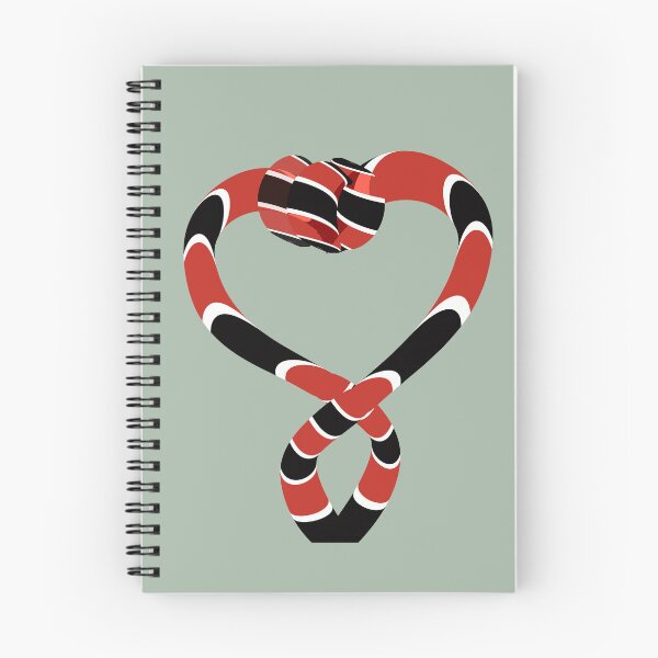 Item preview, Coral Snake Heart Knot Minimalist Graphic Art designed and sold by MAMA.art.Rio <Marsailhe_Milward>.