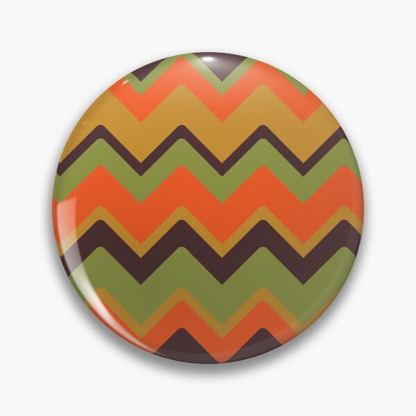 Item preview, 70's Chevron Afghan in Avocado/Harvest Gold/Brown/Orange designed and sold by YesterdayColl.