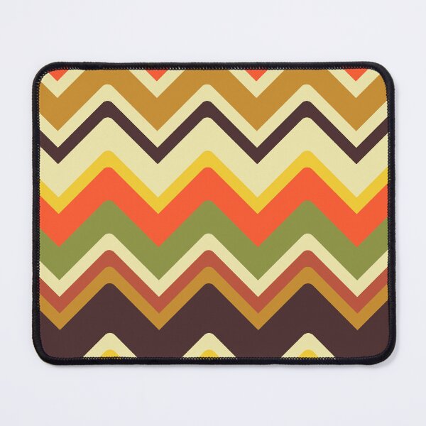 Item preview, 70's Chevron Afghan in Warm Mod Variety designed and sold by YesterdayColl.