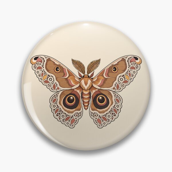 Item preview, Laced polyphemus moth designed and sold by etherElric.