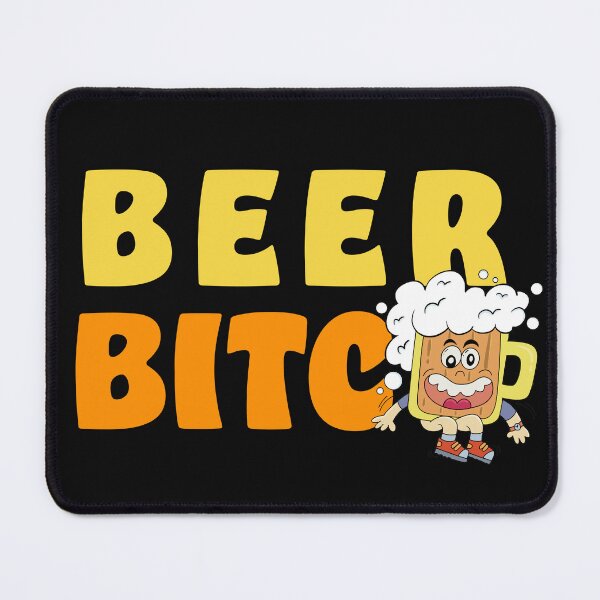 Item preview, Funny smile beer bitch designed and sold by ImaginarStore.