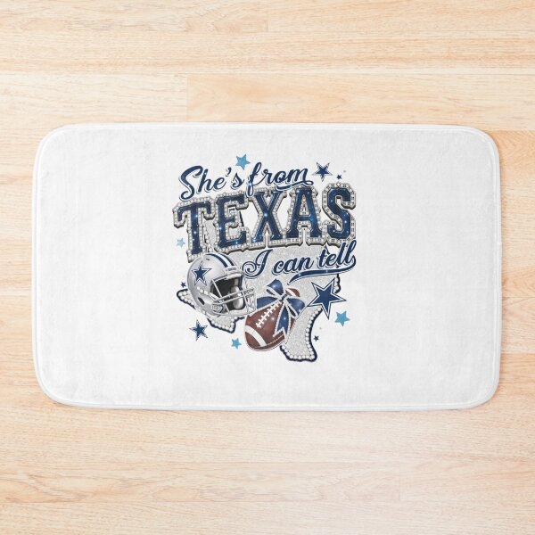 Item preview, Shes From Texas I Can Tell Dallas Cowboys Sparkly Girly Football Fan Girl Apparel designed and sold by slmfams.