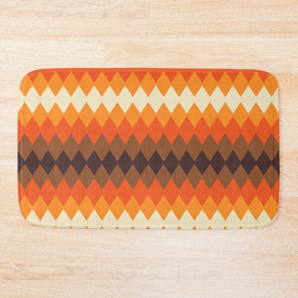 Item preview, 70's Diamond Afghan in Sunset Ombre designed and sold by YesterdayColl.