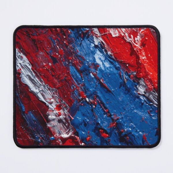 Item preview, Red White and Blue Impasto Oil Paint Macro designed and sold by Harmonic_Layers.