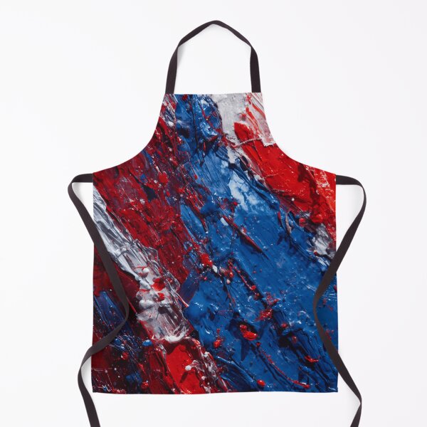 Item preview, Red White and Blue Impasto Oil Paint Macro designed and sold by Harmonic_Layers.