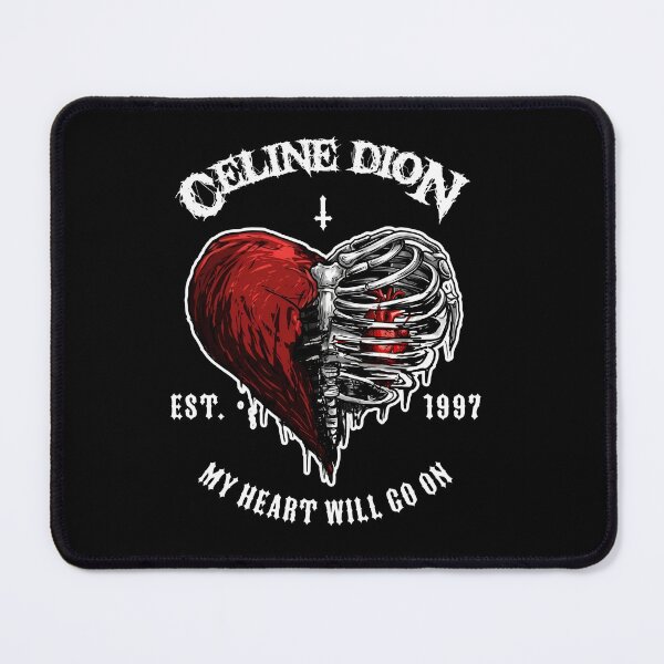 Item preview, Celine Dion My Heart Will Go On Gothic Skeleton Heart designed and sold by iconiicc.