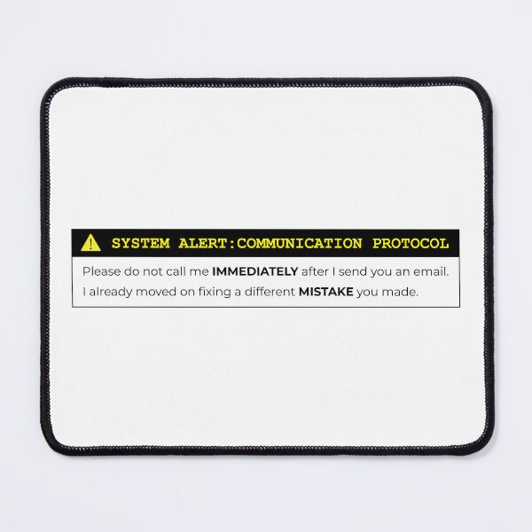 Item preview, Funny System Alert Do Not Call After Email Design designed and sold by VTineDesigns.