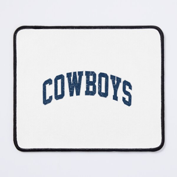Item preview, Cowboys Arched Vintage Navy Blue Distressed Text Logo Classic NFL Fan Apparel designed and sold by slmfams.