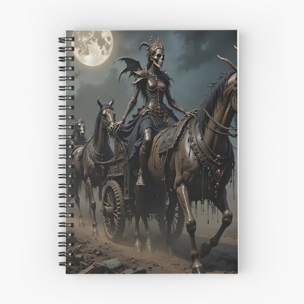 Item preview, Dark Queen and the Midnight Horse Procession designed and sold by DreamyWallVibes.