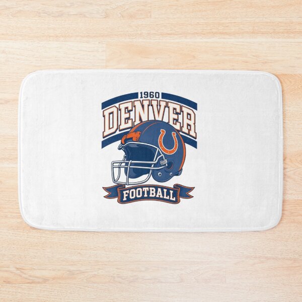 Item preview, Denver Football 1960 Helmet Classic Navy Orange Retro NFL Fan Apparel designed and sold by slmfams.