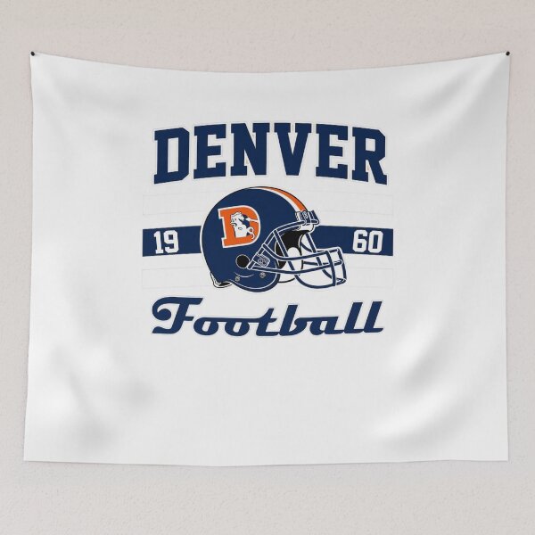 Item preview, Denver 1960 Football Helmet D Logo Classic Navy Orange NFL Fan Apparel designed and sold by slmfams.