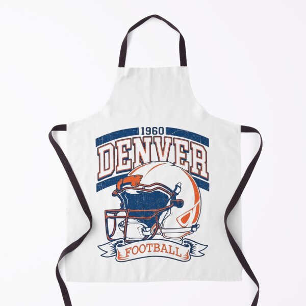Item preview, Denver Football Neon Orange Glow Helmet Retro Style NFL Fan Apparel designed and sold by slmfams.