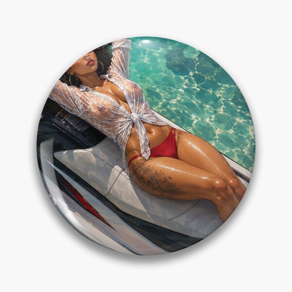 Item preview, Tropical Sunset | Anime Beach Girl Summer Art designed and sold by TedKentPhoto.