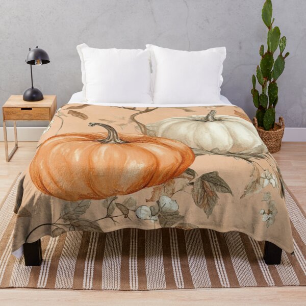 Item preview, Harvest Harmony – Vintage Autumn Pumpkin Watercolor Art designed and sold by Saxon Designs.