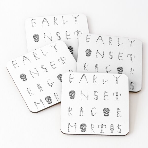 Item preview, Early Onset Rigor Mortis (Black On White) designed and sold by brayly-ngluck.