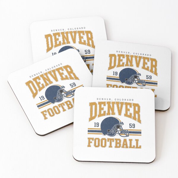 Item preview, Denver Colorado 1959 Football Vintage Helmet Gold Navy Classic Fan Apparel designed and sold by slmfams.