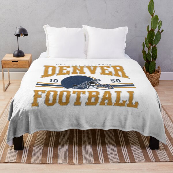 Item preview, Denver Colorado 1959 Football Vintage Helmet Gold Navy Classic Fan Apparel designed and sold by slmfams.