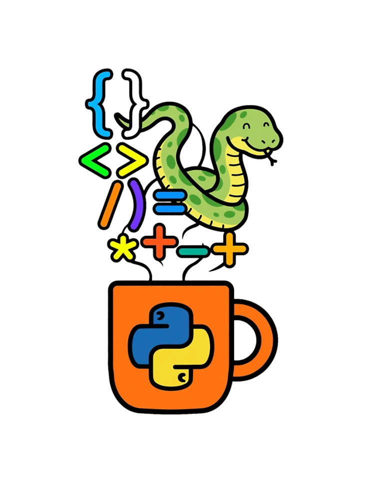 Thumbnail 4 of 4, iPhone Case, Python Developer Programmer Coding Shirt - I Turn Coffee Into Code - Tech Humor Gift for Software Engineers designed and sold by GlitchedPro.