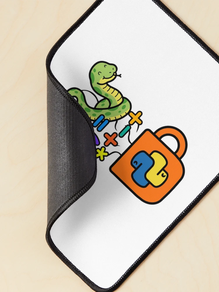 Thumbnail 2 of 5, Mouse Pad, Python Developer Programmer Coding Shirt - I Turn Coffee Into Code - Tech Humor Gift for Software Engineers designed and sold by GlitchedPro.