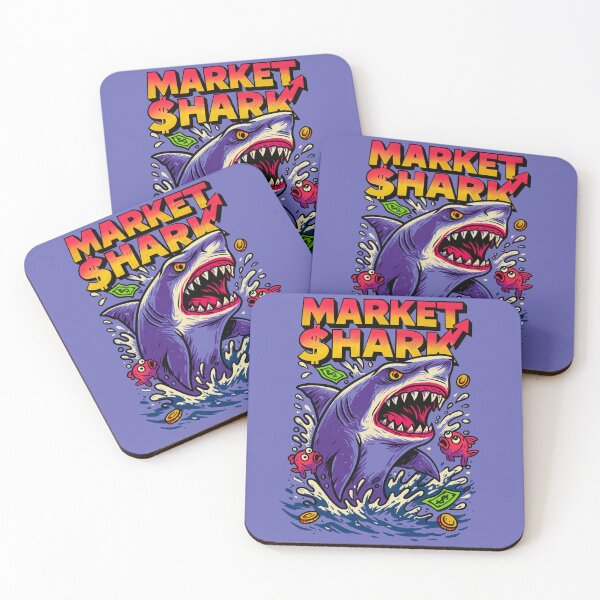 Item preview, Market Shark Stock Trading : Humorous Investment designed and sold by ImaginarStore.