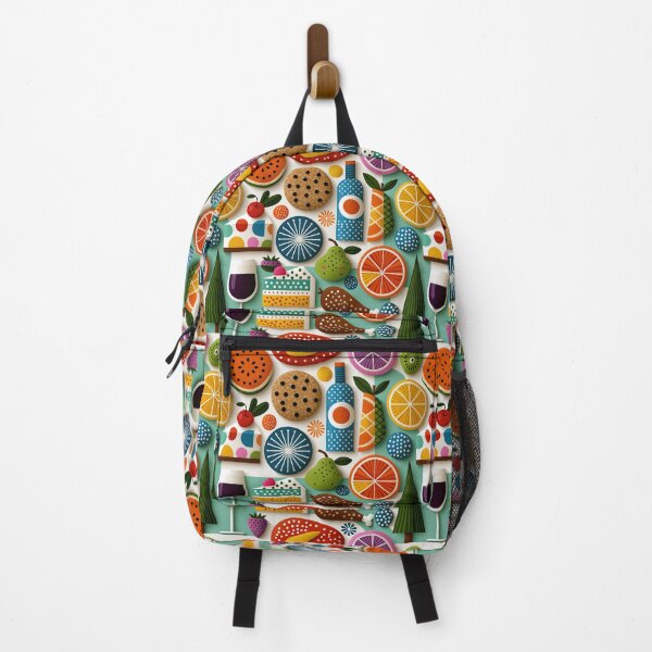 Item preview, Vibrant Retro Food and Picnic Pattern designed and sold by colorful-white.
