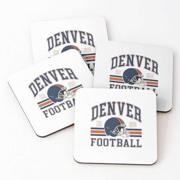 Item preview, Denver 1960 Football Helmet Classic Navy Orange Stripe NFL Fan Apparel designed and sold by slmfams.