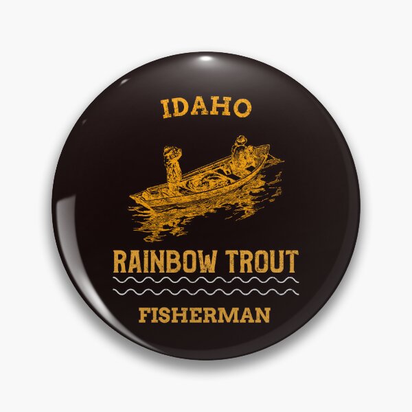 Item preview, IDAHO RAINBOW TROUT FISHERMAN designed and sold by JamiesLocker.