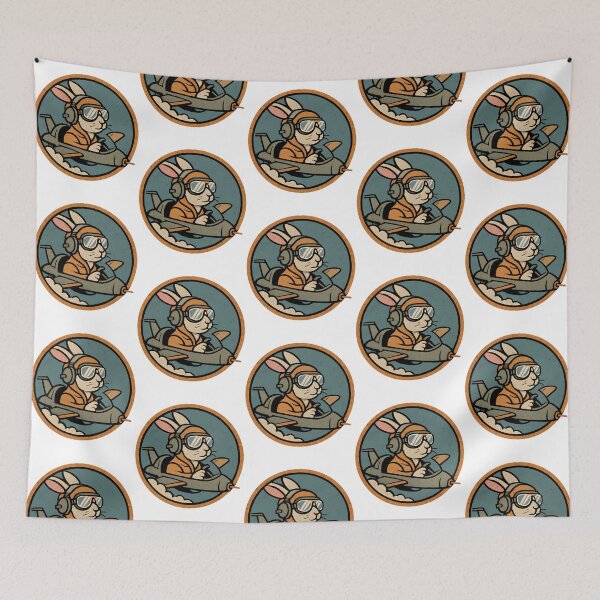 Item preview, Sky Tactical Bunny  Fluffy Pilot designed and sold by brayly-ngluck.