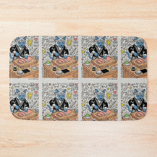 Item preview, Siamese Cat Sushi Chef Master designed and sold by PictoVibe.