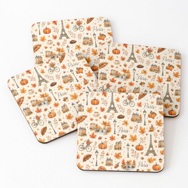 Item preview, Autumn in Paris Pattern designed and sold by TinyWeird.