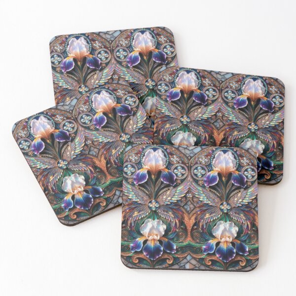 Item preview, Iris encased in jewels  designed and sold by Azpyring.
