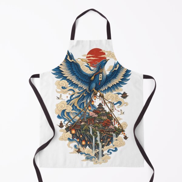 Item preview, The Bird of the City of Clouds – Japanese Ukiyo-e Fantasy designed and sold by Substance_life.