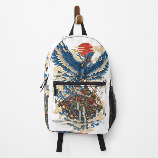 Item preview, The Bird of the City of Clouds – Japanese Ukiyo-e Fantasy designed and sold by Substance_life.