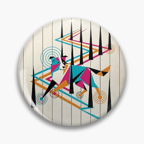 Item preview, Border Collie Agility Champion Weave Poles designed and sold by PictoVibe.