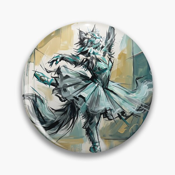 Aperçu de l'œuvre Ragdoll Cat Danseuse De Ballet En Pointe créée et vendue par PictoVibe.