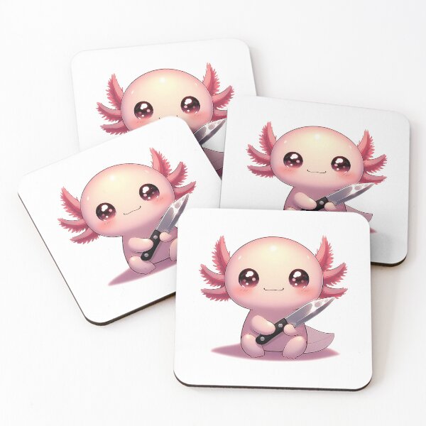 Artikelvorschau, Einen stechenden Axolotl mit einem Messer bedrohen entworfen und verkauft von brayly-ngluck.