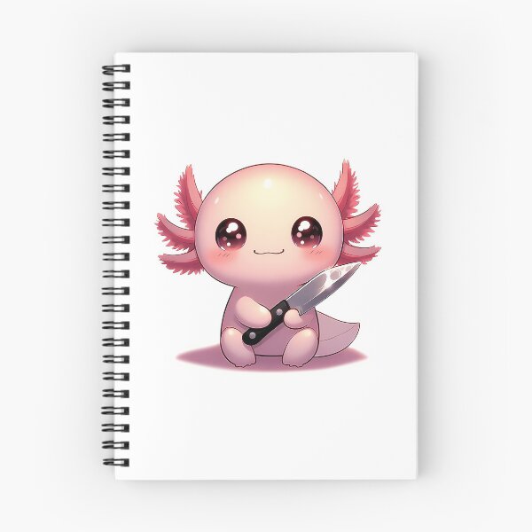 Item preview, Threatening Stabby Axolotl With A Knife designed and sold by brayly-ngluck.