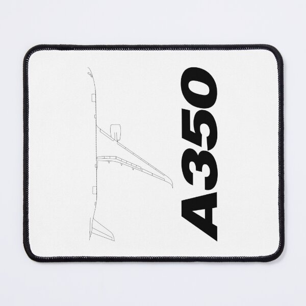 Item preview, A350 Commercial Jetliner Technical Blueprint (Black Edition) designed and sold by Magazine Combate.