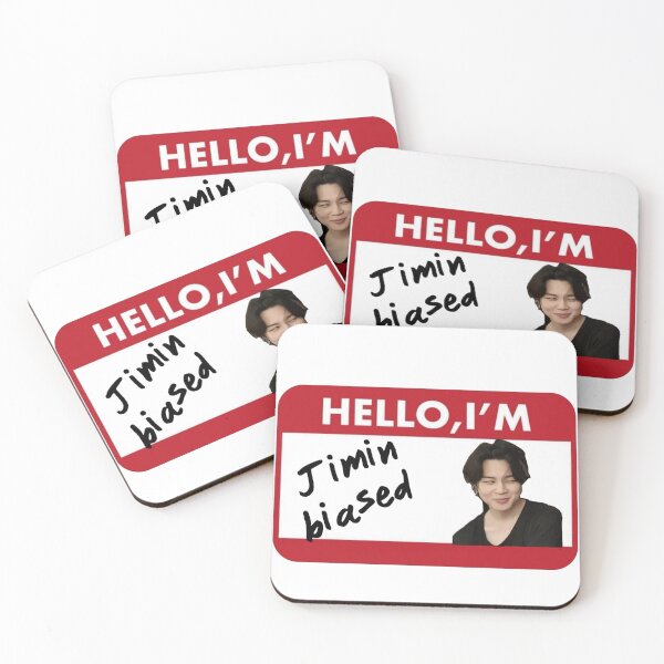 Item preview, Hello I'm Jimin Biased BTS Nametag designed and sold by Mooncreates7.
