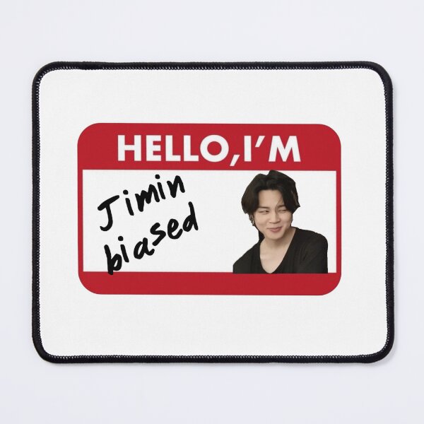 Item preview, Hello I'm Jimin Biased BTS Nametag designed and sold by Mooncreates7.