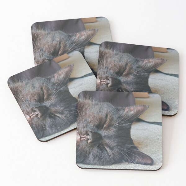 Item preview, Sleepy Black Cat designed and sold by BornToBeWyld.