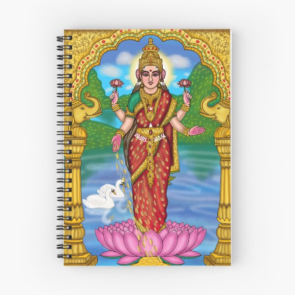 Item preview, Goddess Lakshmi Digital Drawing | Hindu Goddess Lakshmi Divine Artwork designed and sold by Harshit_Digital_Arts.