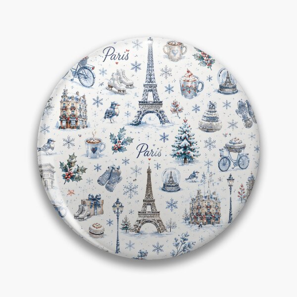 Item preview, Winter in Paris Pattern designed and sold by TinyWeird.