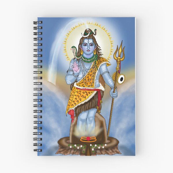 Item preview, Lord Shiva Digital Drawing | Mahadev Hindu God Spiritual Artwork designed and sold by Harshit_Digital_Arts.