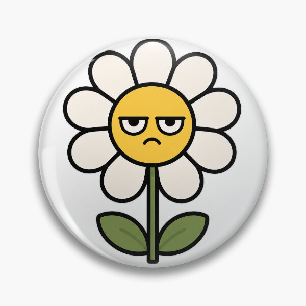 Item preview, Funny Unimpressed Daisy, RBF Flower With Attitude designed and sold by Bitchy Little Things.