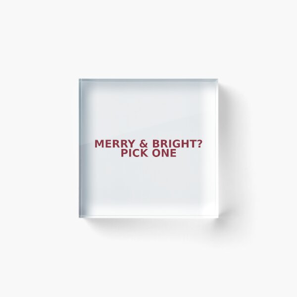 Item preview, Merry & Bright? Pick One designed and sold by cozycrowstudio.