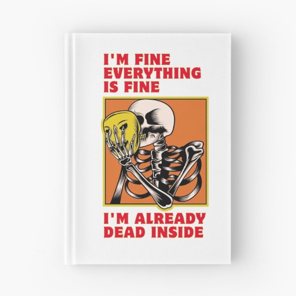 Item preview, Funny Skeleton Shirt Introvert Im Fine Everything Is Fine Dead Inside Halloween Gift designed and sold by E20STUDIO.