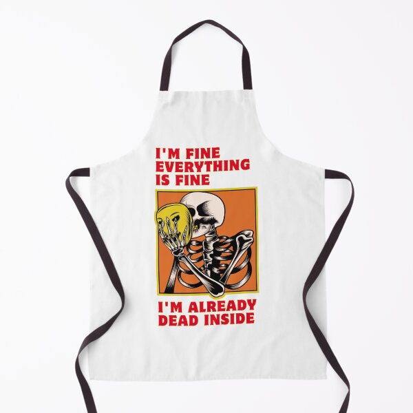 Item preview, Funny Skeleton Shirt Introvert Im Fine Everything Is Fine Dead Inside Halloween Gift designed and sold by E20STUDIO.