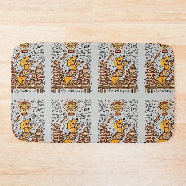 Item preview, Dachshund Hot Dog Eating Champion designed and sold by PictoVibe.